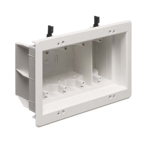 does junction box need to be recessed|recessed outlet box home depot.